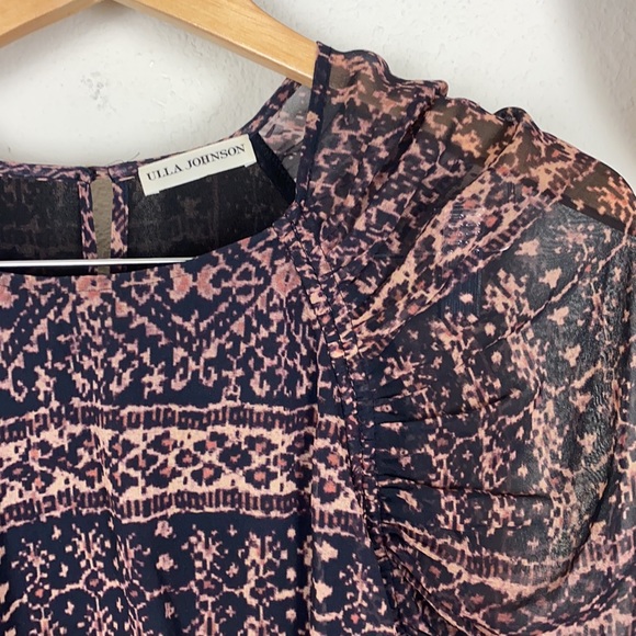 Ulla Johnson Aicha Silk Chiffon Dress - 6 - Picture 4 of 10